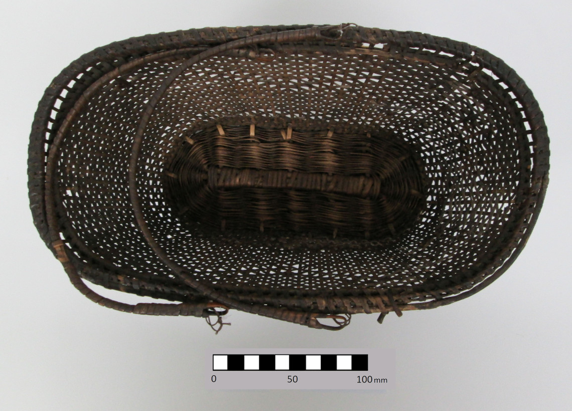 Basket after conservation from the top