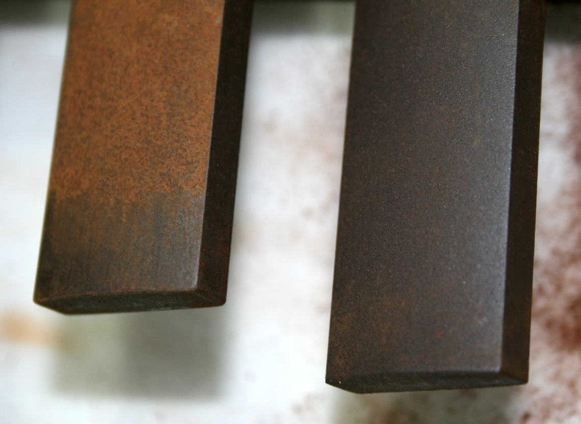 Chime bar cleaning tests: Scalpel vs. abrasive bar