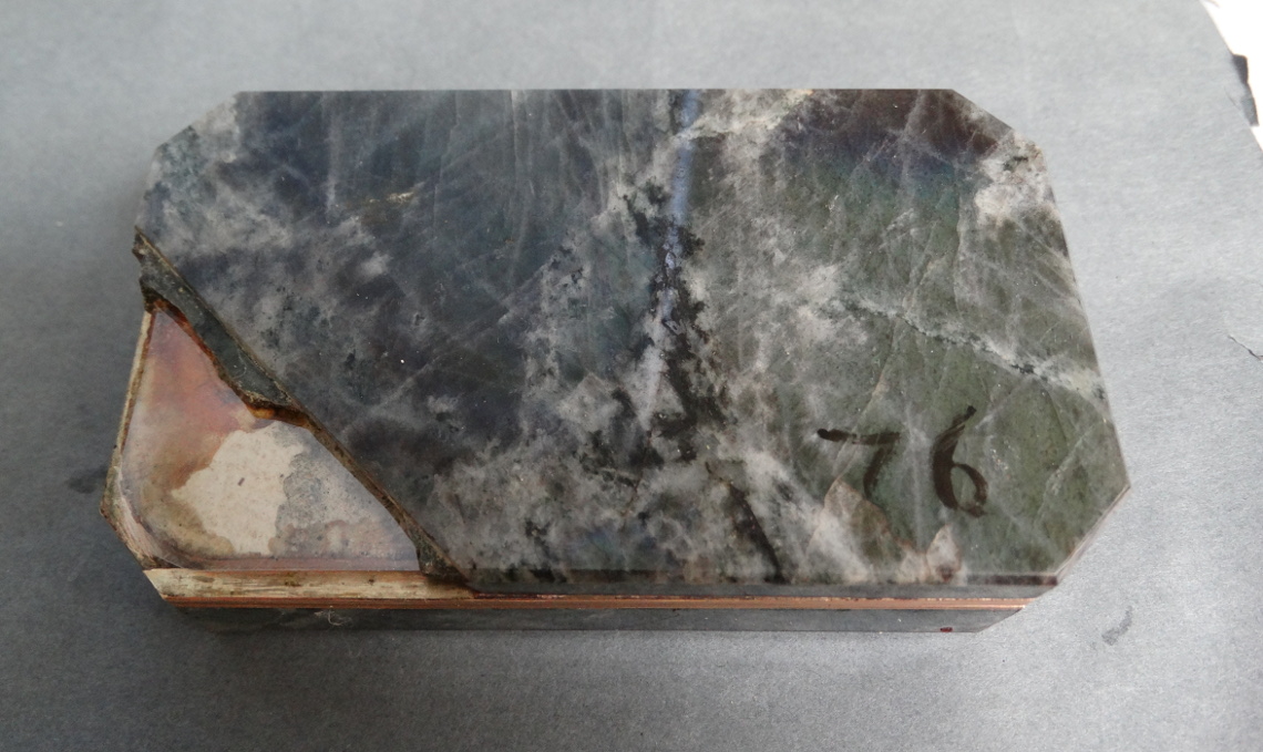 The Melinex was made to fit perfectly in the shape of the substrate.