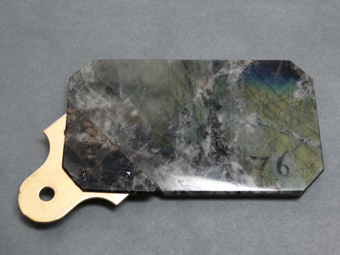 Testing a brassy background